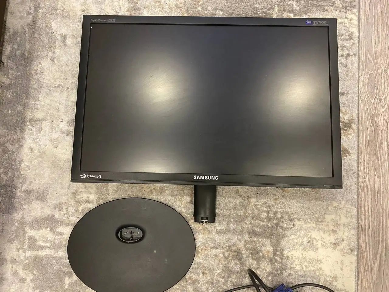 Монитор рабочий с переходником - Мониторы (Электроника) в Нежинка