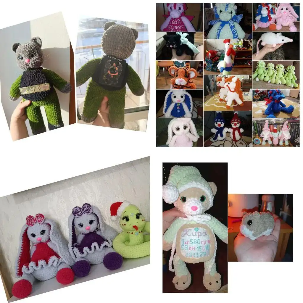Вязание на заказ игрушек и одежды - Рукоделие (Услуги) в Оренбург