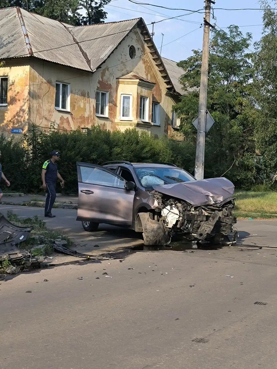 Kia Rio 4 поколение 2019 года после ДТП - Авто в Донецк