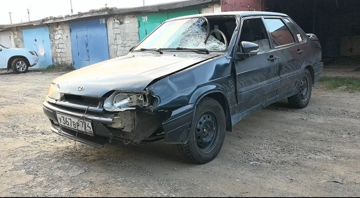 Продам Ваз 2115 2005 года после ДТП - Легковые автомобили (Авто) в Магнитогорск