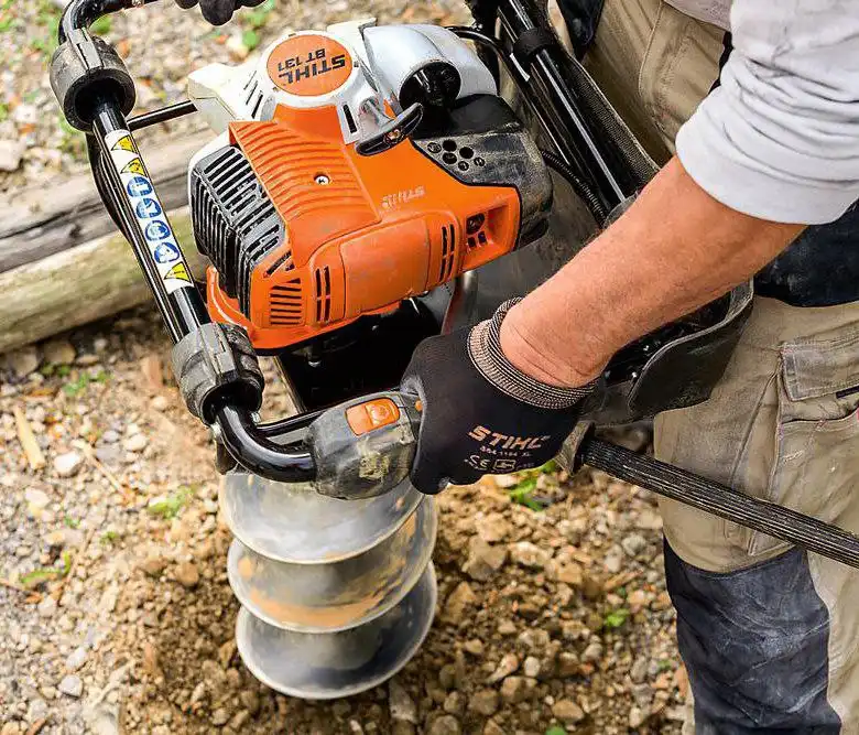 Бурение лунок установка столбов под забор