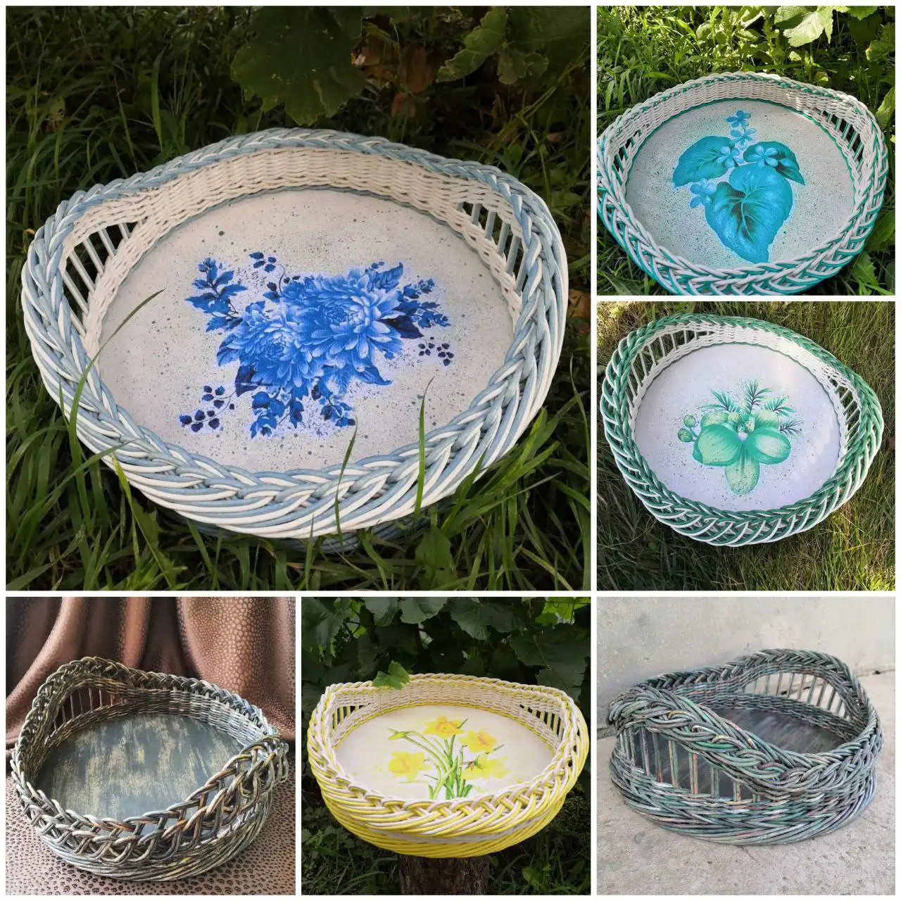 Продажа круглых подносов в технике апшарпе - Хобби и отдых в Гальбштадт