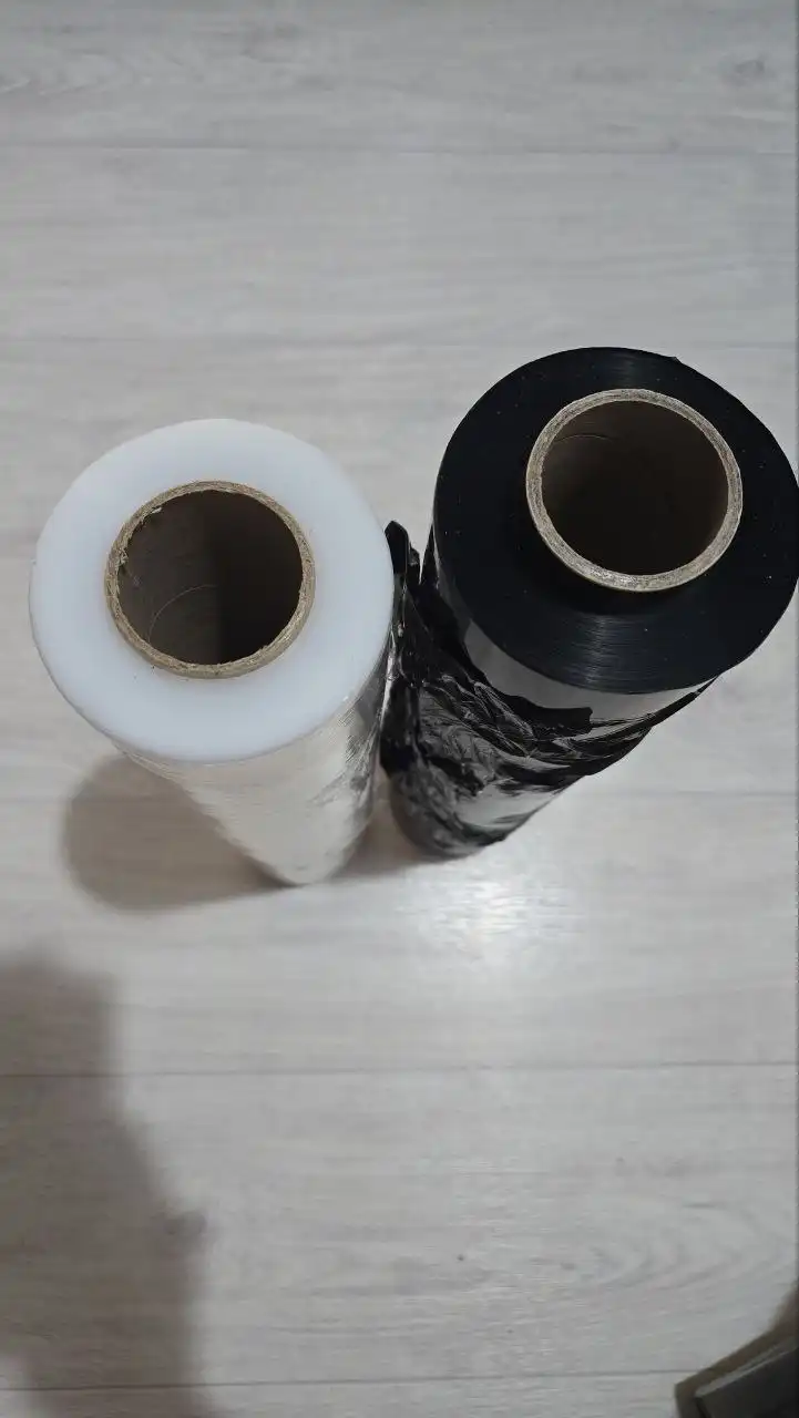 Продажа стрейч пленки первичной прозрачной и черной
