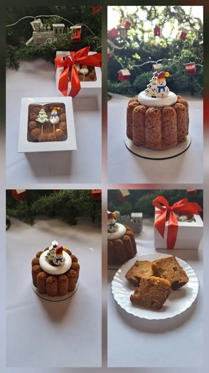 Новогодний морковный кекс с корицей и имбирем