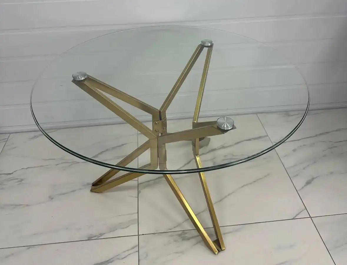 Стеклянный журнальный столик «Звезда»