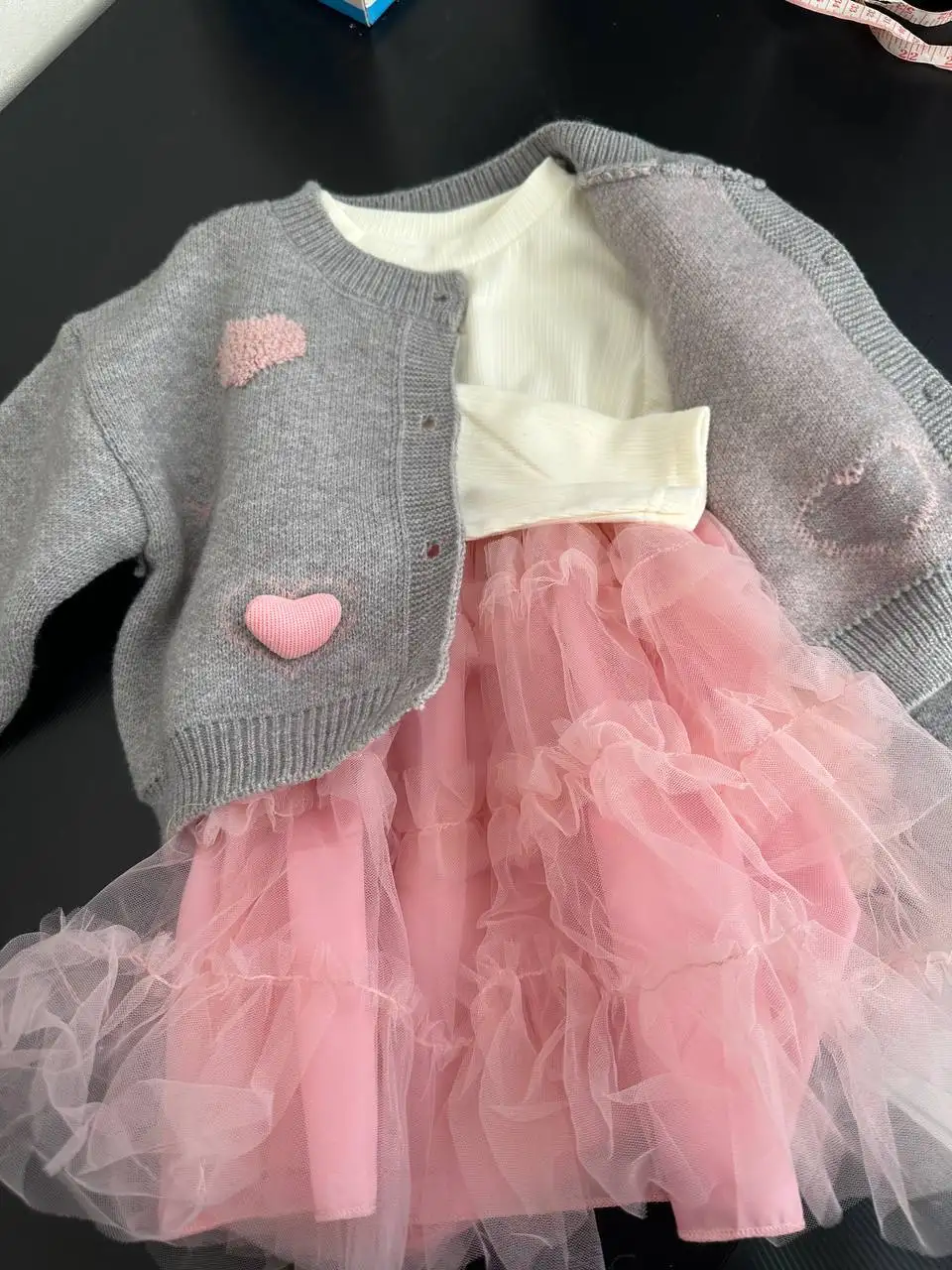 Кардиган и платье для детей 6-24 месяцев - Одежда для детей (Товары для детей) в Краснодар