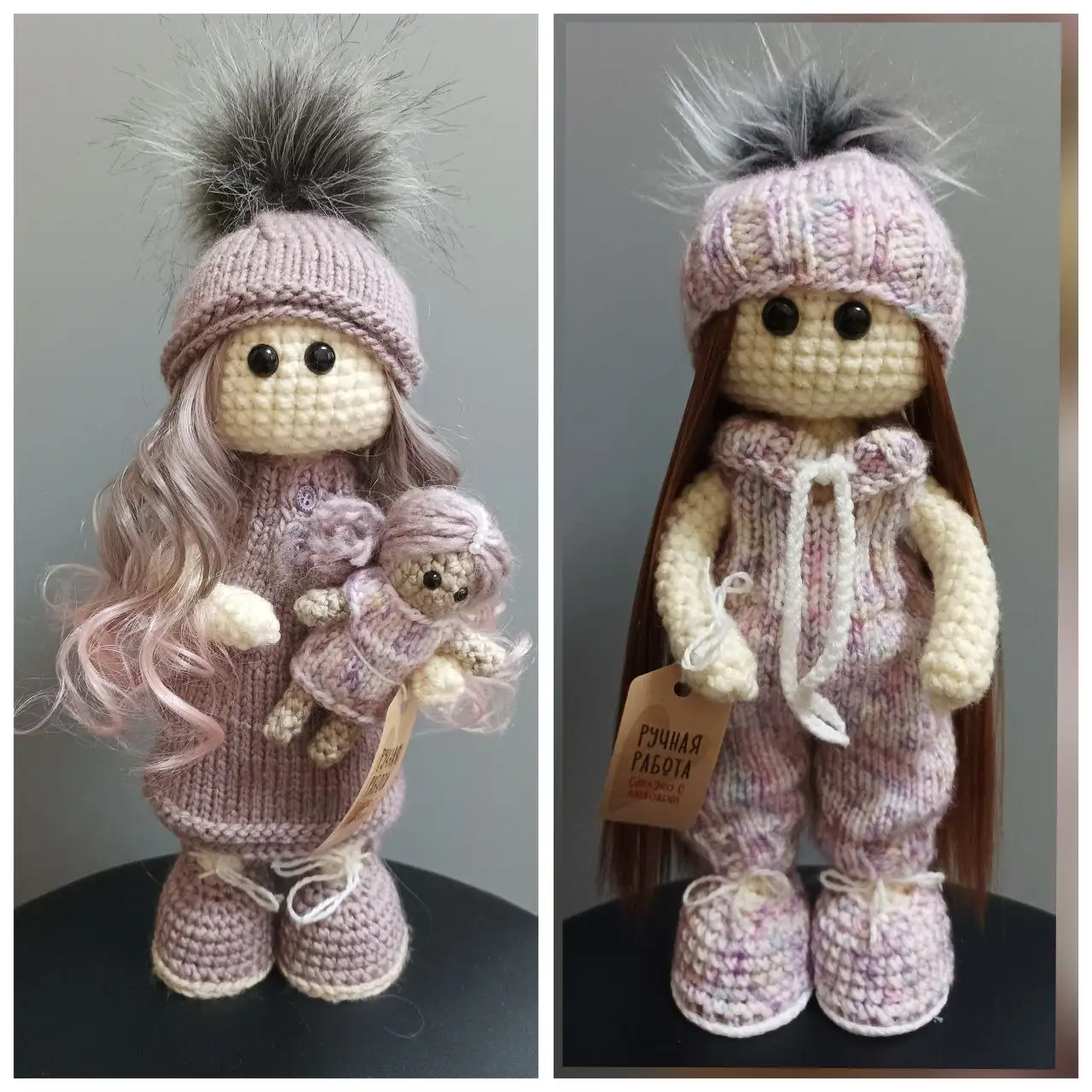 Вязаные куклы ручной работы - Рукоделие (Хобби и отдых) в Краснодар