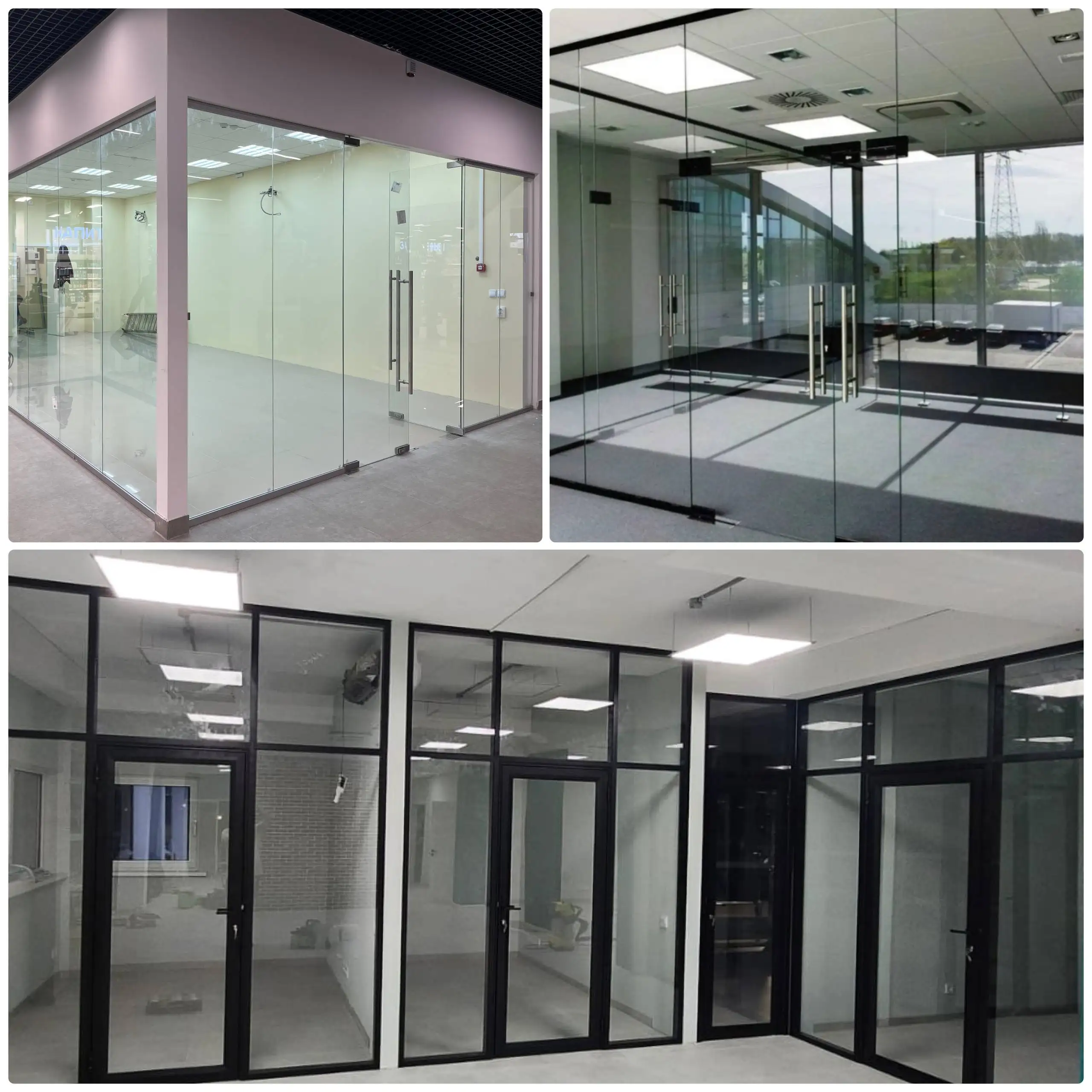 Перегородки и двери для коммерческих помещений - Строительные и монтажные услуги (Услуги) в Краснодар