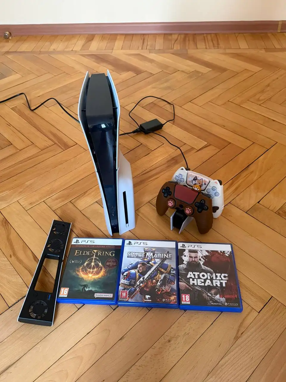 PS 5 Slim в отличном состоянии с дополнениями - Игровые приставки (Электроника) в Краснодар