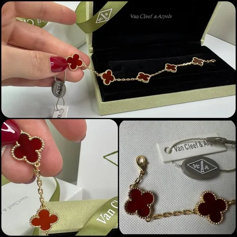 Продажа браслета Van Cleef Alhambra с покрытием 18К золота - частное объявление в Краснодар