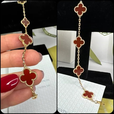 Браслет Van Cleef Alhambra с сердоликом - Разное в Краснодар