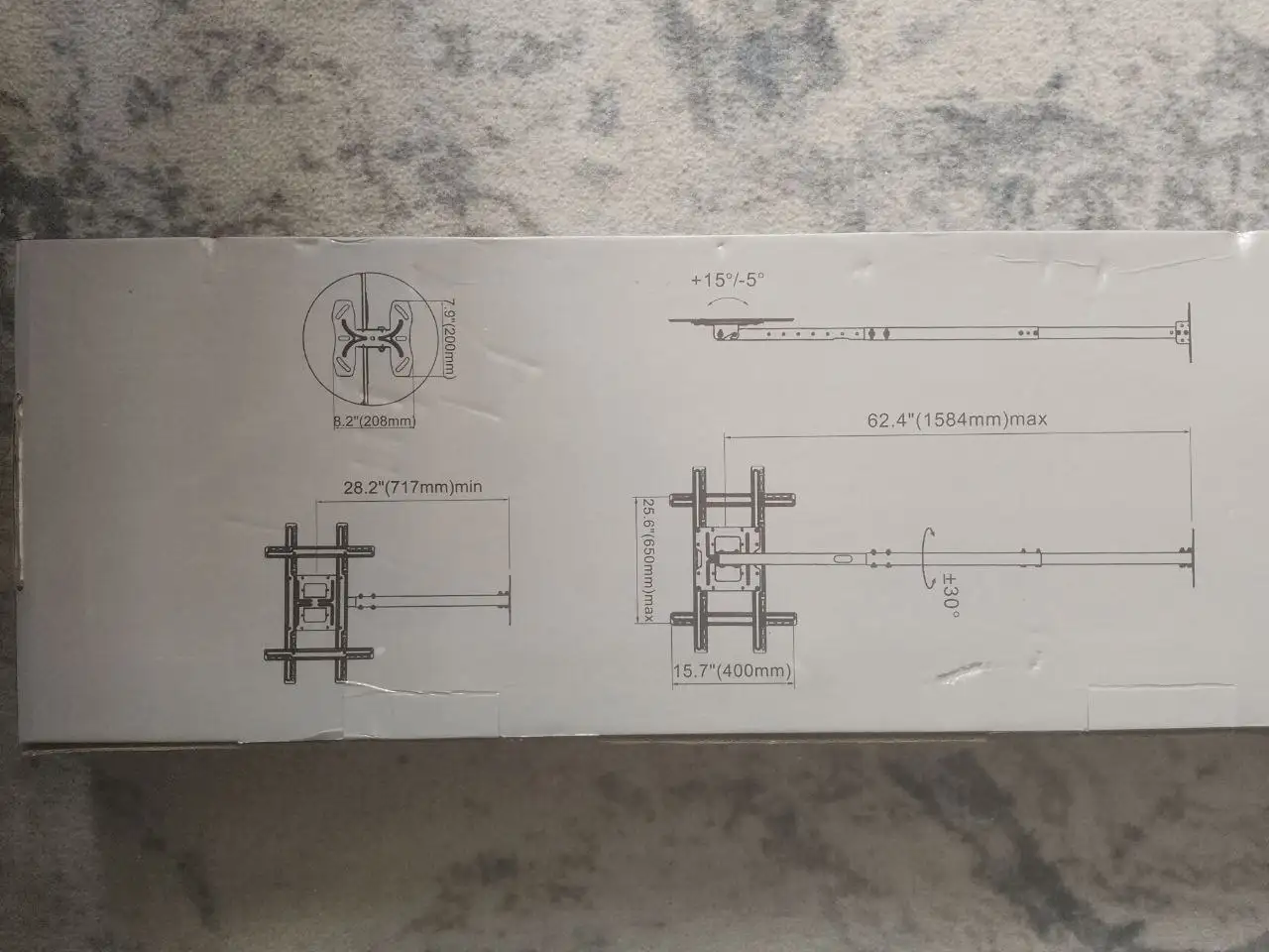 Продам потолочный кронштейн для телевизора - Кронштейны (Для дома и дачи) в Краснодар
