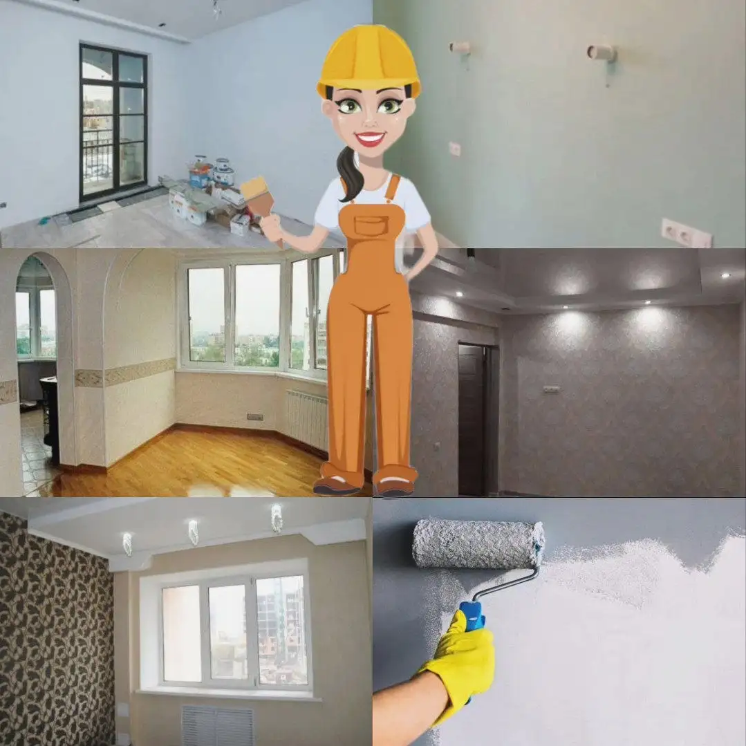 Малярные работы: шпатлевка, покраска, поклейка обоев - Ремонт и отделка (Услуги) в Краснодар