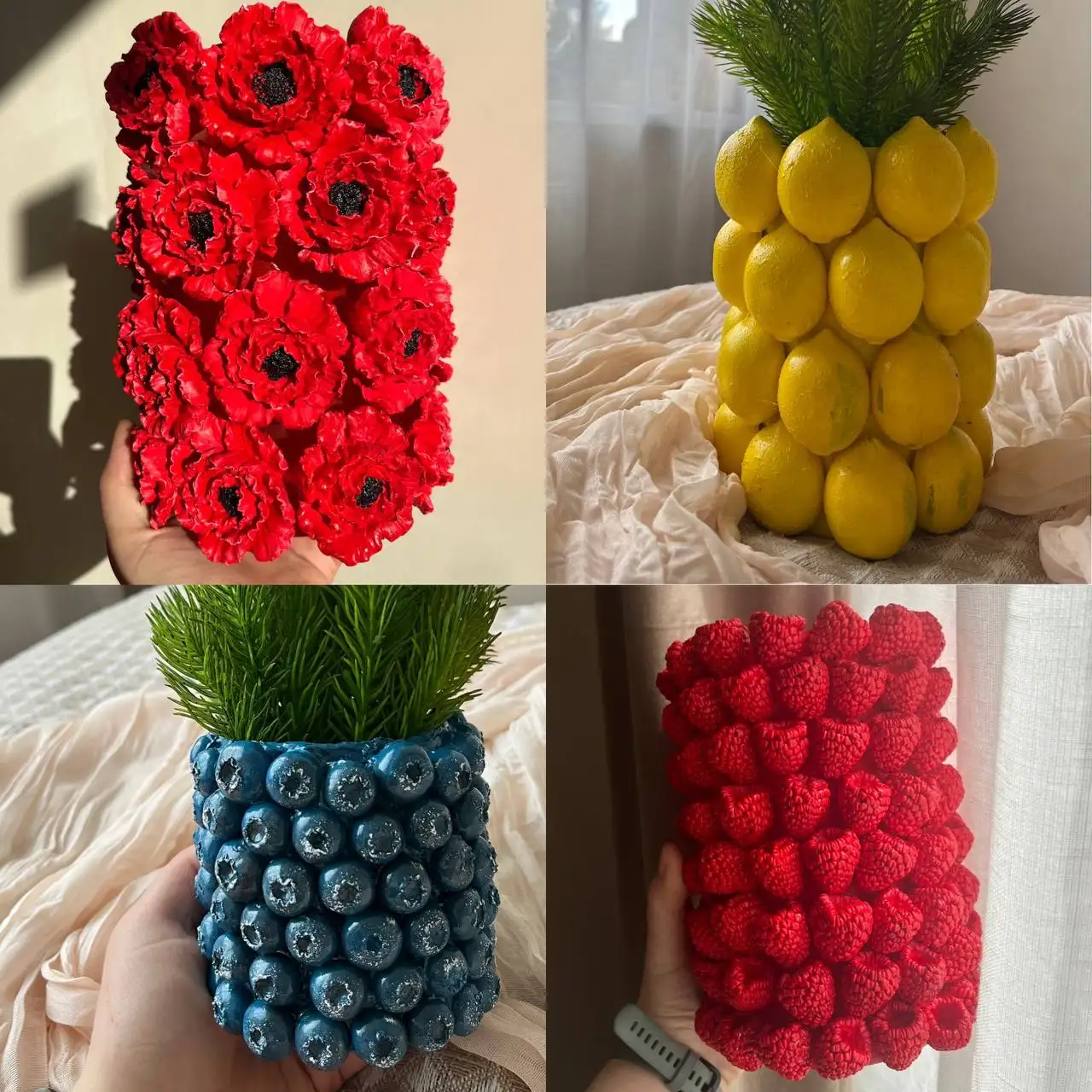 Вазы из Pinterest с цветами и ягодами - Для дома и дачи в Краснодар