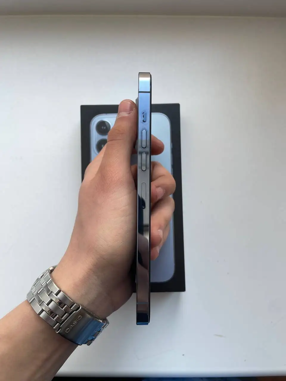 Продажа iPhone 13 Pro Max 128 ГБ голубой - Смартфоны (Электроника) в Чебоксары