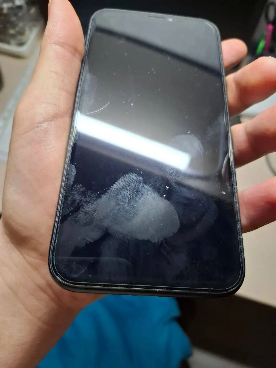 iPhone XR 64GB с трещиной на экране - Смартфоны (Электроника) в Чебоксары