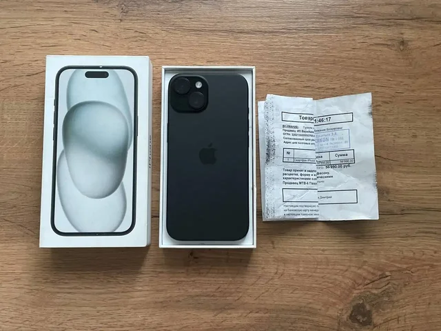 iPhone 15, хорошее состояние, 93% батарея - Электроника в Чебоксары