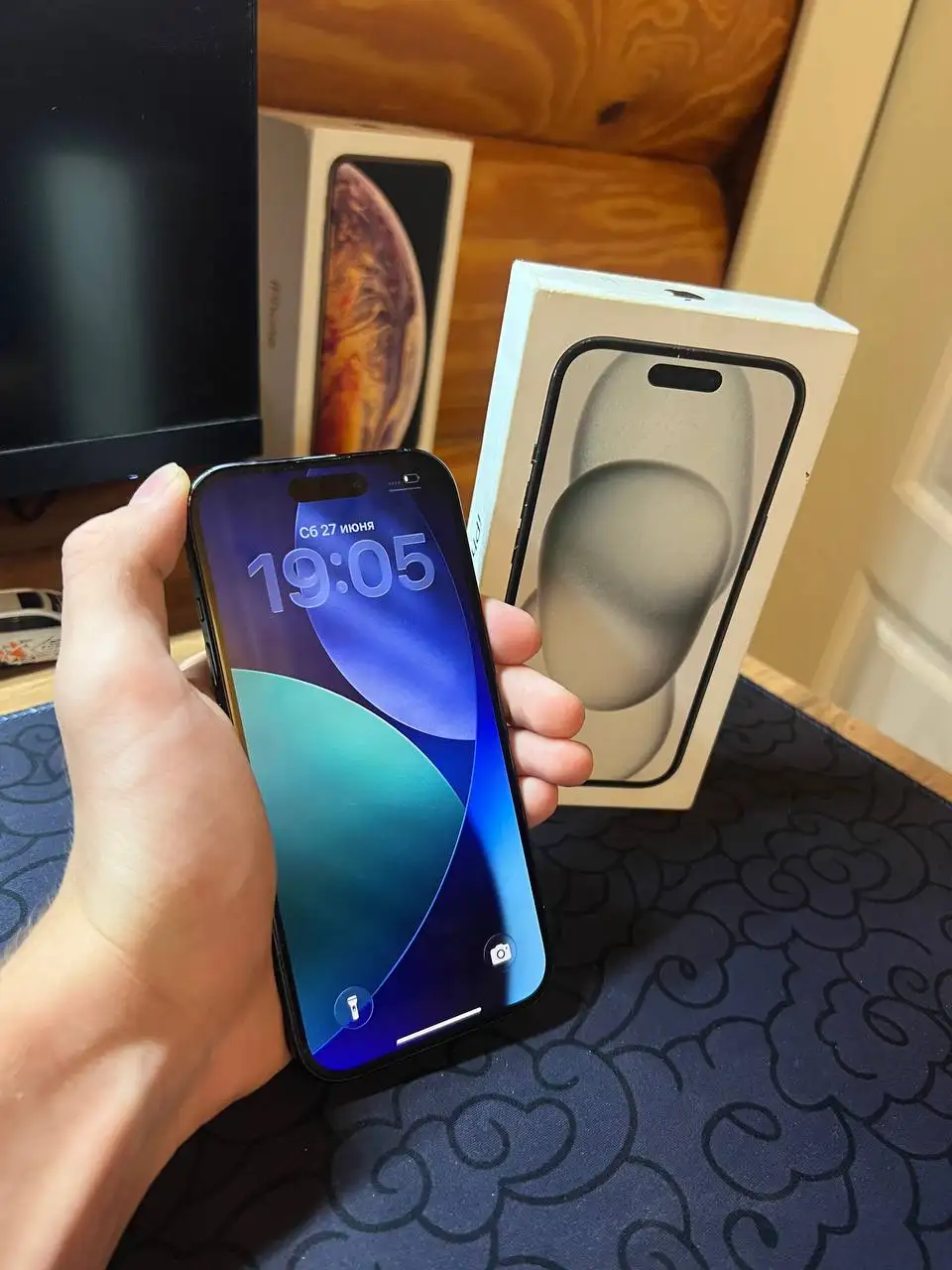 Продам iPhone 15 128GB черный - Мобильные телефоны и смартфоны (Электроника) в Чебоксары