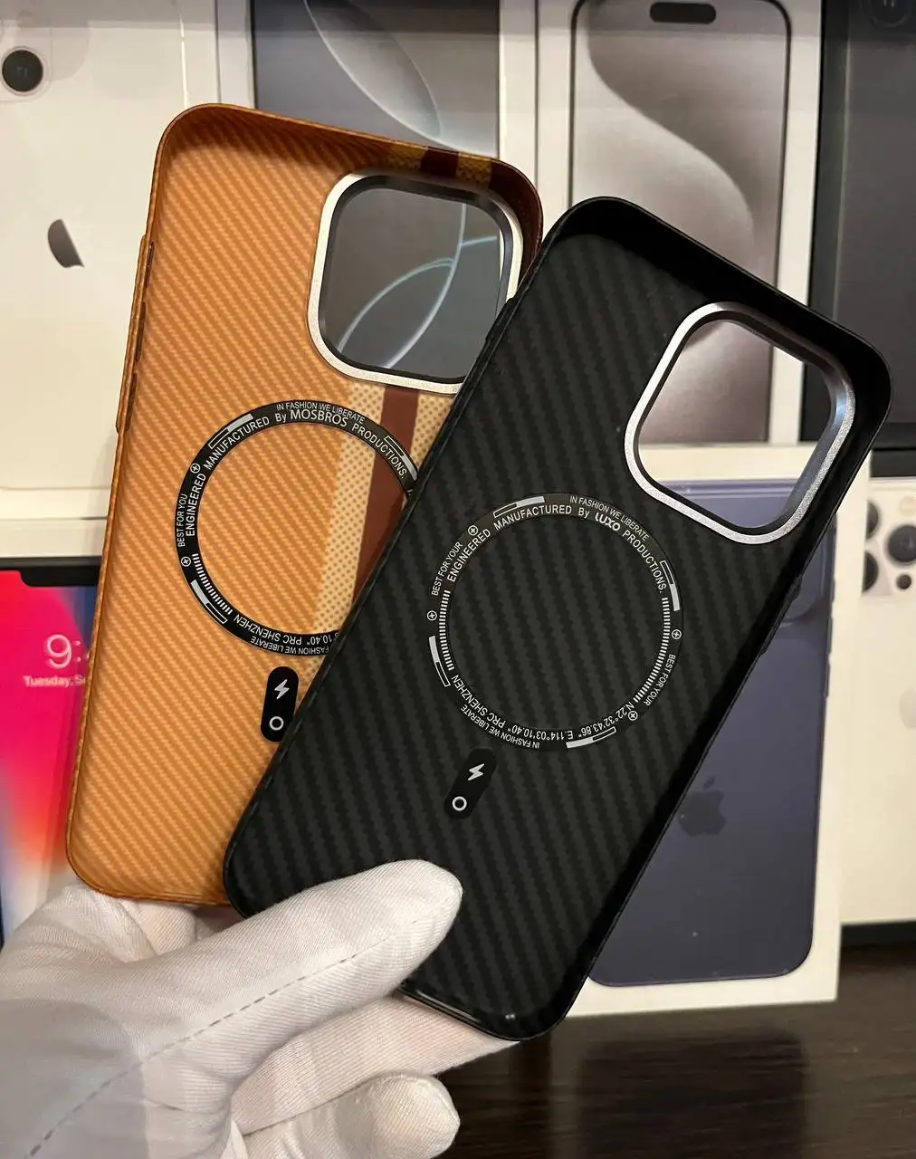 Премиум чехлы для iPhone 15 Pro Max LUXO Life и MOSBROS - Чехлы для телефонов (Электроника) в Чебоксары