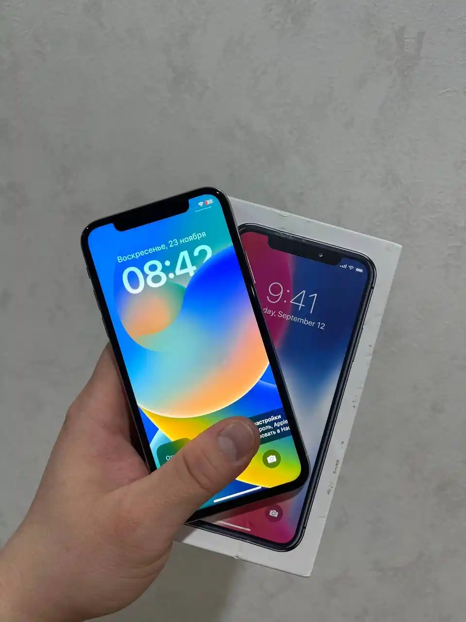 iPhone X 64gb с замененным экраном