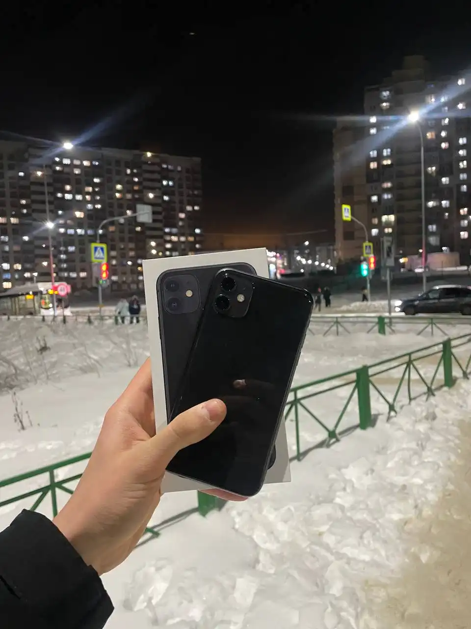 iPhone 11 128 ГБ черный в хорошем состоянии - Смартфоны (Электроника) в Чебоксары