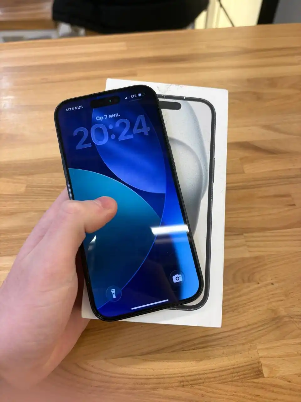 iPhone 15 Black 128 Gb в отличном состоянии - Смартфоны (Электроника) в Чебоксары