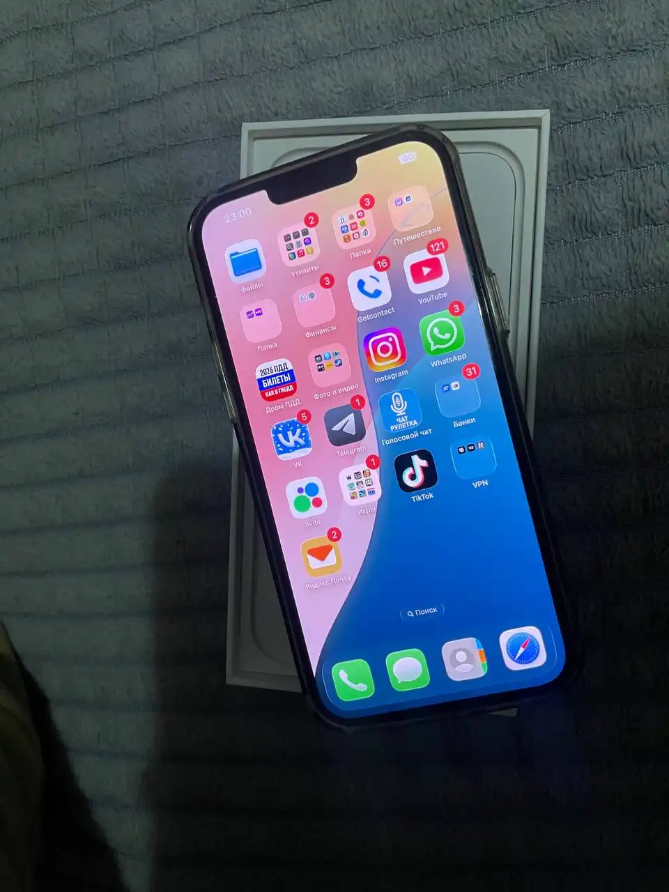 iPhone 14 plus чёрный 128gb eSIM - Смартфоны (Электроника) в Чебоксары