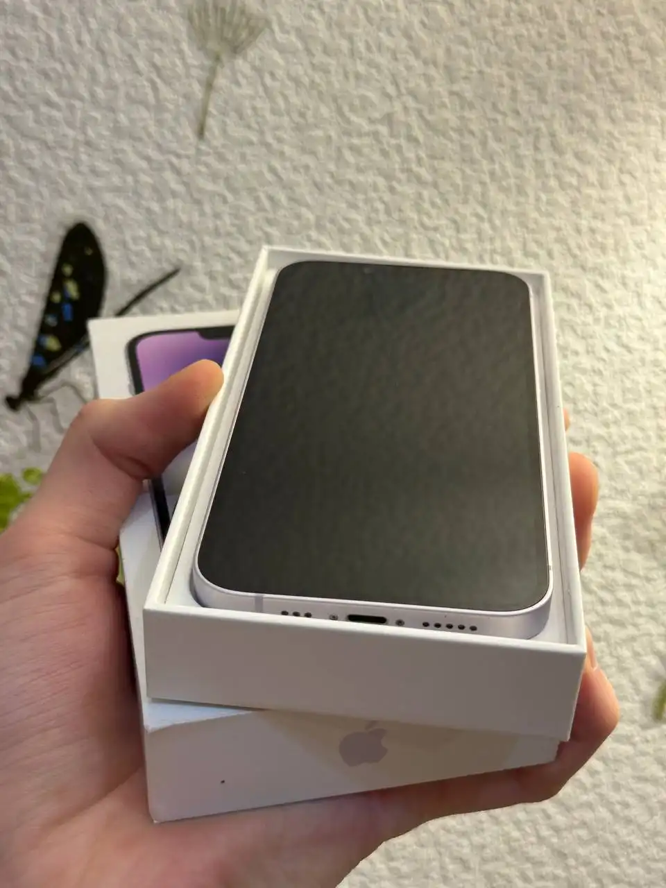 iPhone 14 Purple 128 GB в идеальном состоянии - Смартфоны и телефоны (Электроника) в Чебоксары