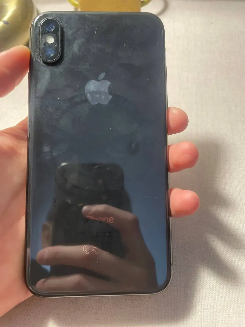 Продам iPhone X 256 ГБ с аккумулятором 74% - Смартфоны (Электроника) в Чебоксары