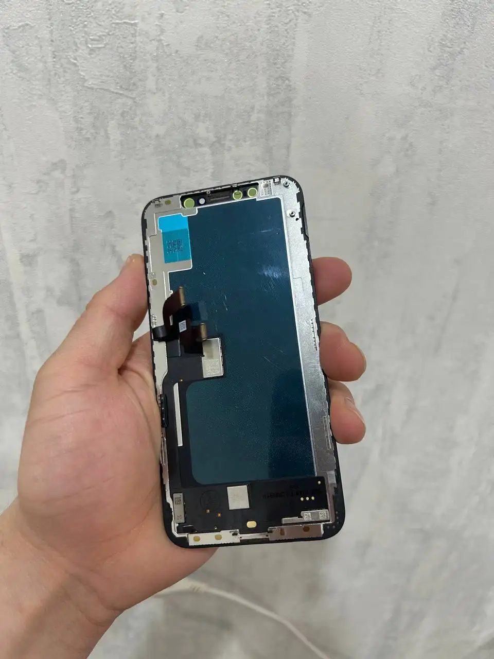 Дисплей на iPhone XS с трещиной - Запчасти для телефонов (Электроника) в Чебоксары