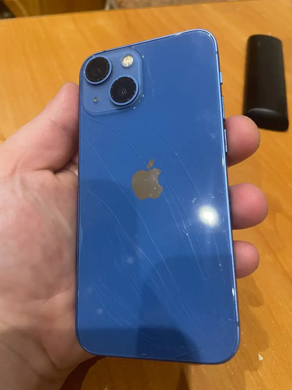 Айфон 13 мини синий с дефектами на обмен - Смартфоны и телефоны (Электроника) в Чебоксары