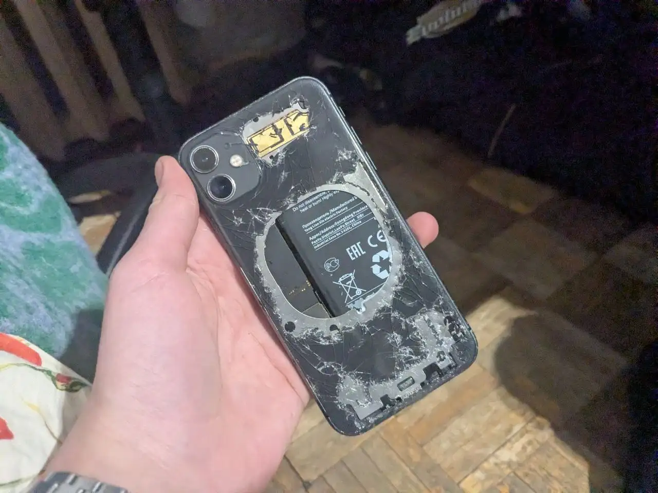 iPhone 11 64GB с заменённым экраном и АКБ - Смартфоны (Электроника) в Чебоксары