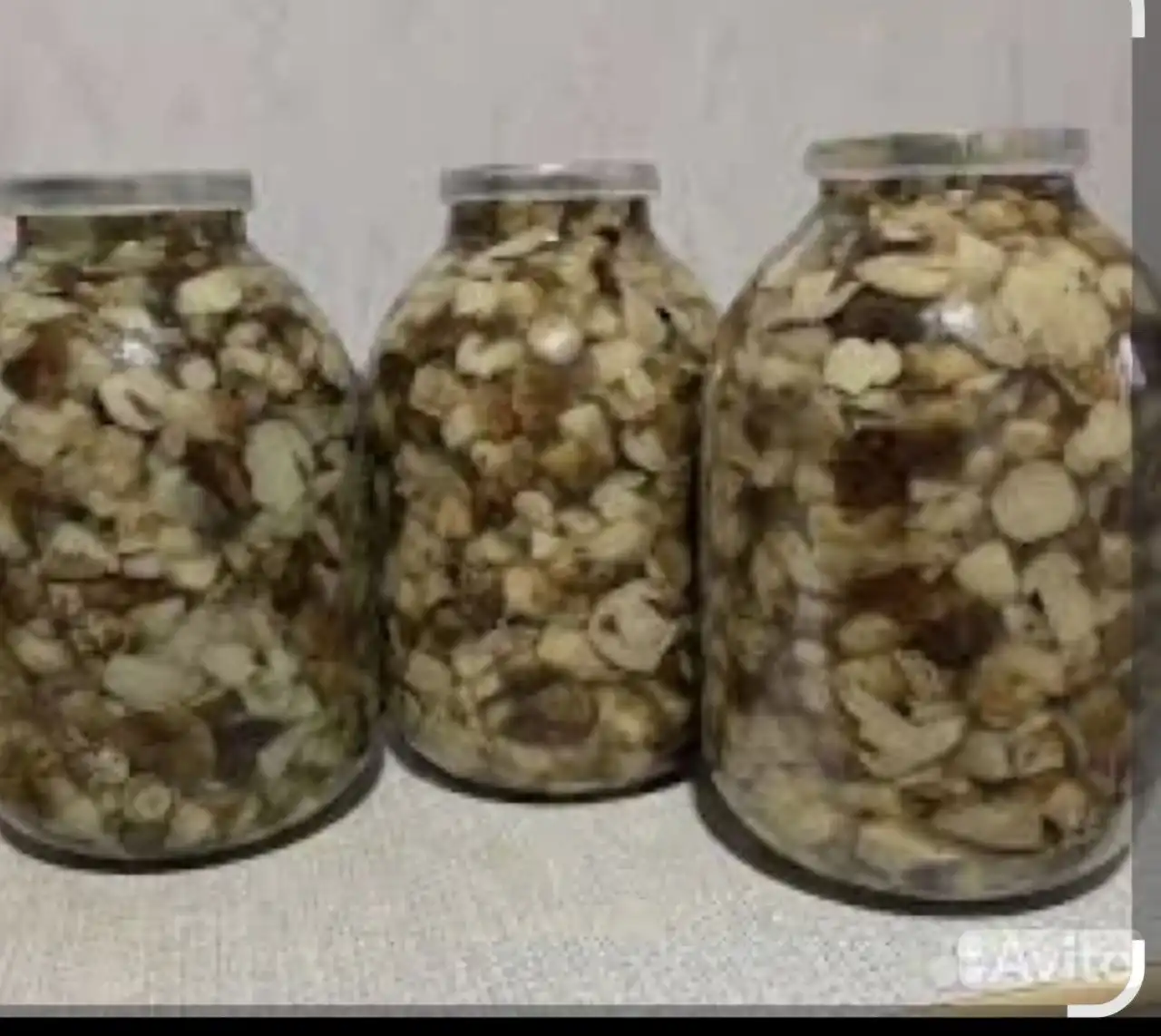 Соленые грибы свинух и валуй 3л