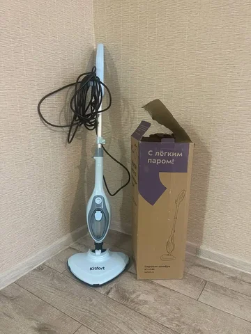 Паровая швабра Kitfort KT 1004 с насадками - Бытовая техника в Неизвестно