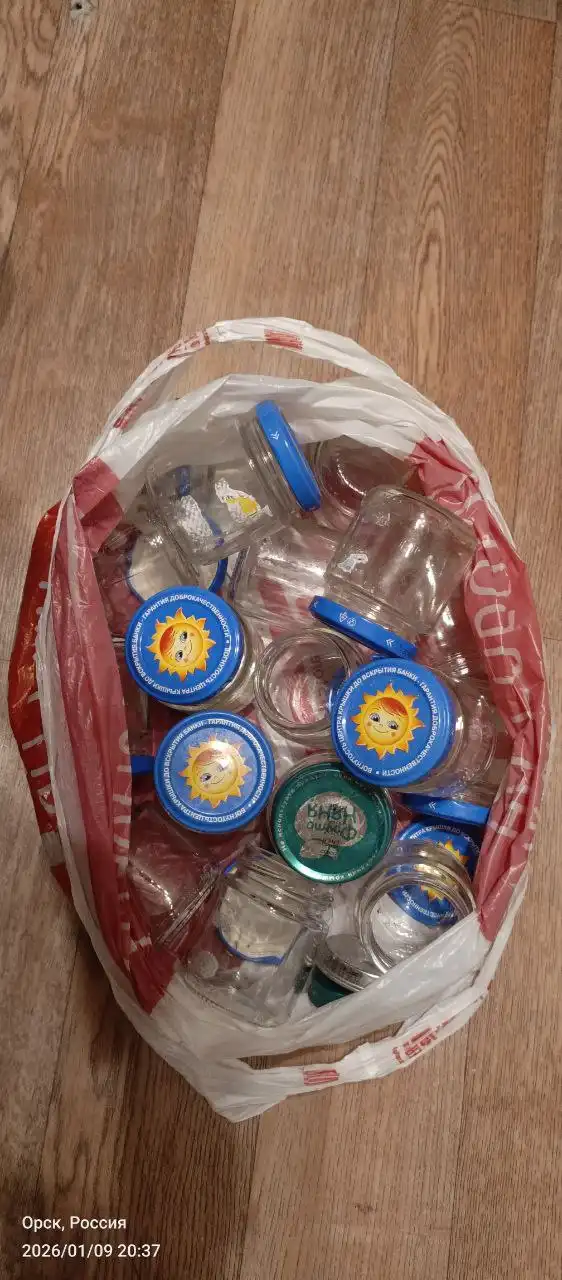 Маленькие баночки от детского питания