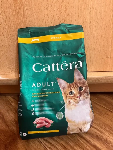 Продажа полнорационного корма для кошек Cattera - частное объявление в Неизвестно