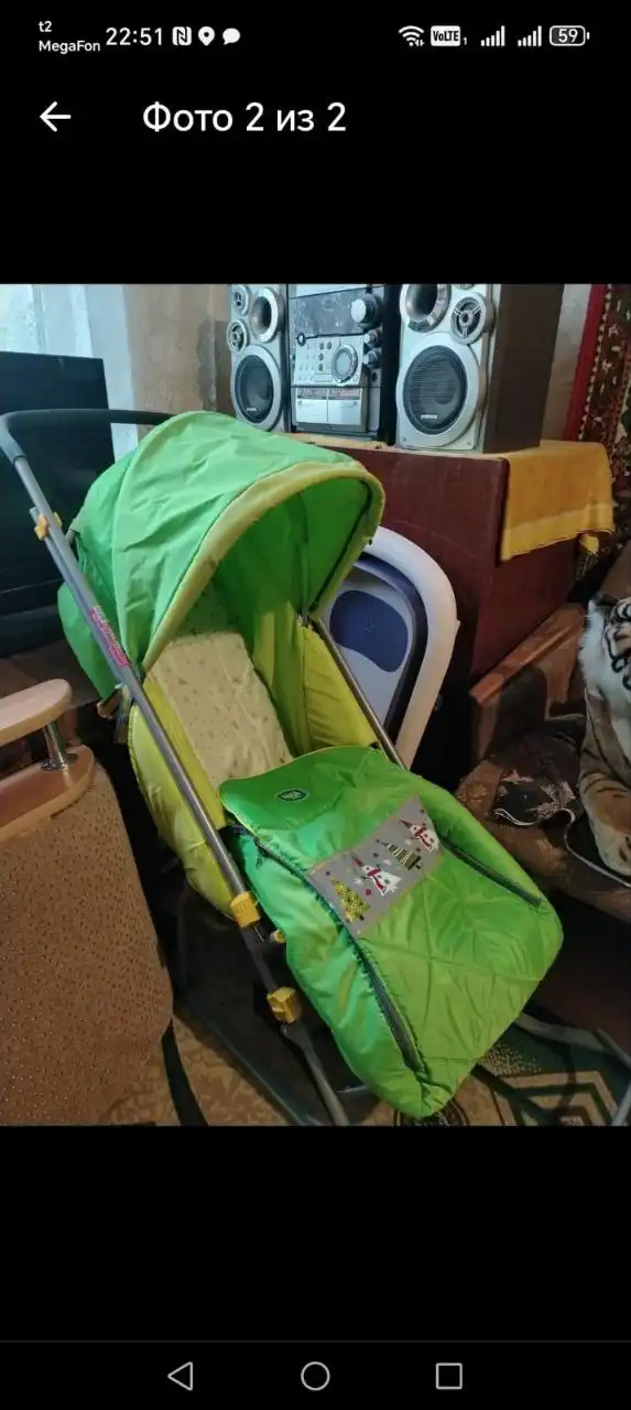 Санки-коляска в идеальном состоянии - Коляски и транспорт (Товары для детей) в Орск