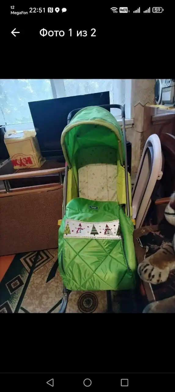 Санки-коляска в идеальном состоянии - Коляски и транспорт (Товары для детей) в Орск