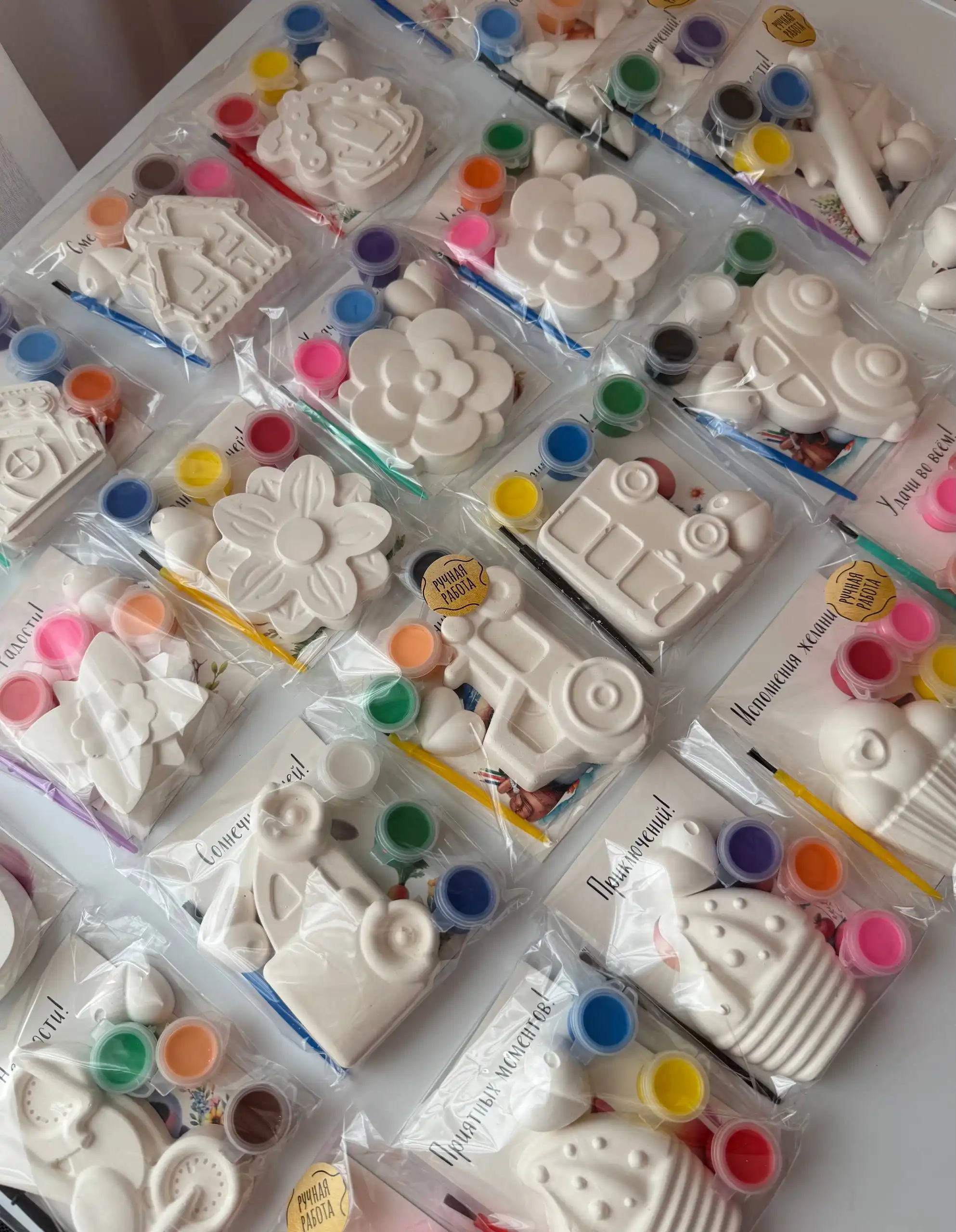 Гипсовые фигурки для детского творчества в садик и школу - Барахолка в Неизвестно