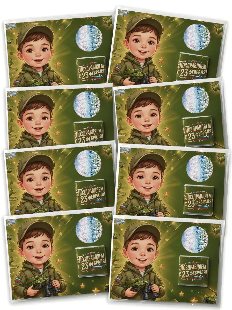 Открытки со скретч-слоем и шоколадкой на 8 марта и 23 февраля - Хобби и отдых в Орск