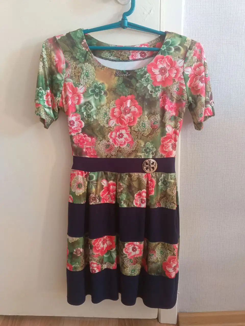 Синее платье из замши - Платья (Одежда) в Орск