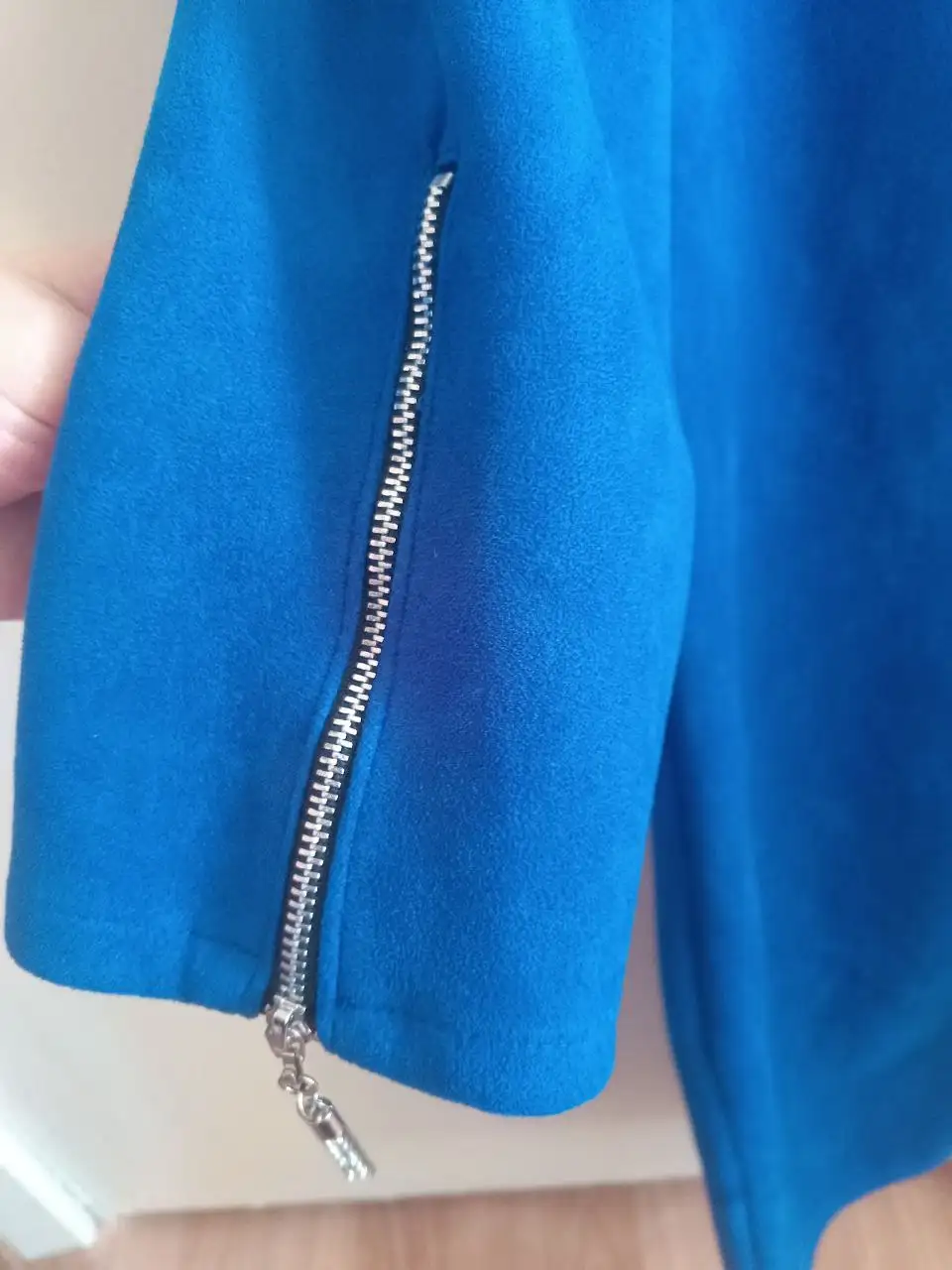 Синее платье из замши - Платья (Одежда) в Орск