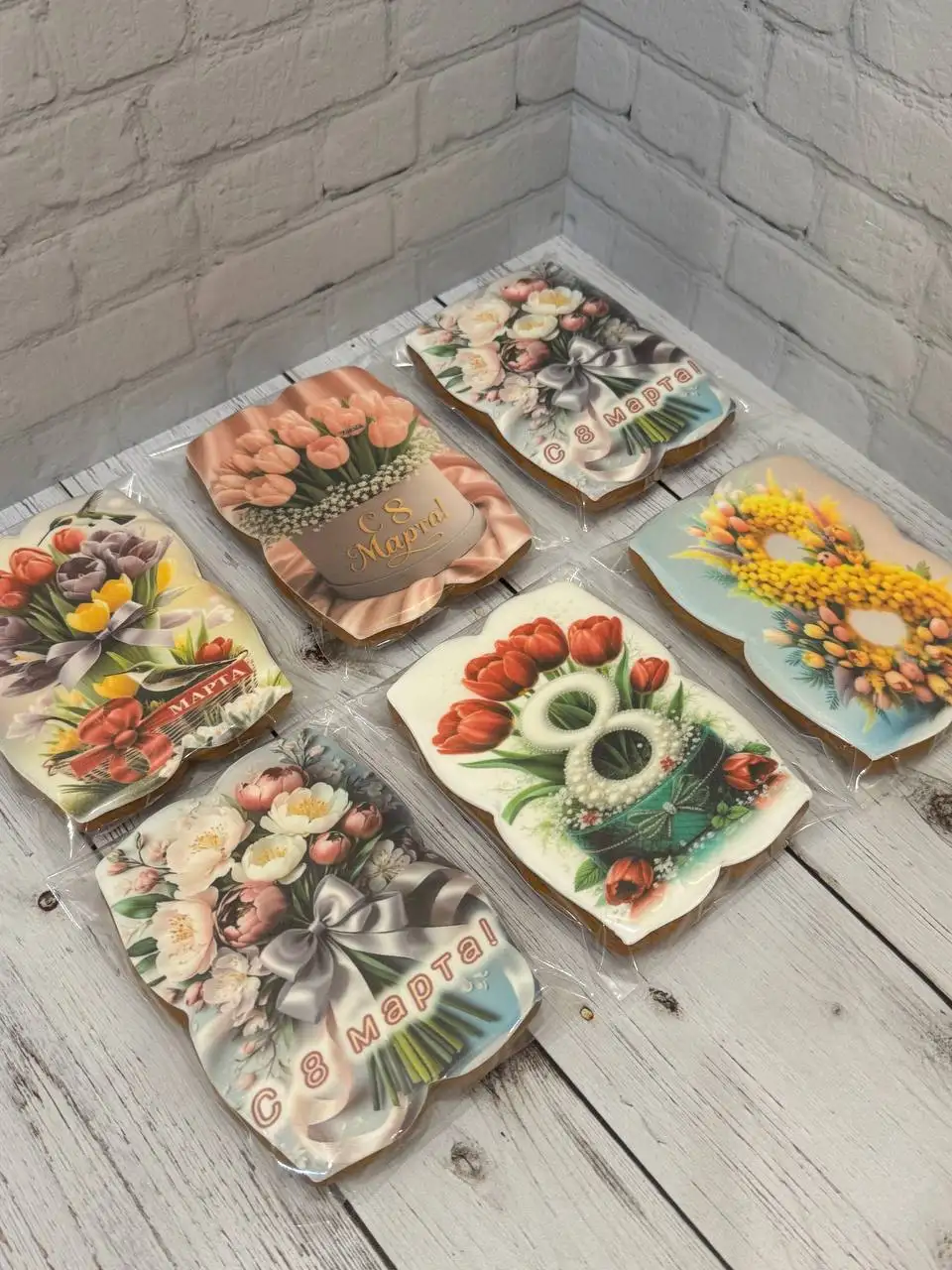 Пряники на 8 марта с пищевой печатью - Выпечка (Барахолка) в Орск