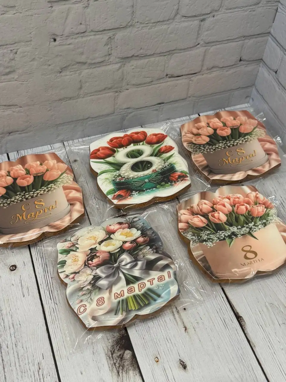 Пряники на 8 марта с пищевой печатью - Выпечка (Барахолка) в Орск