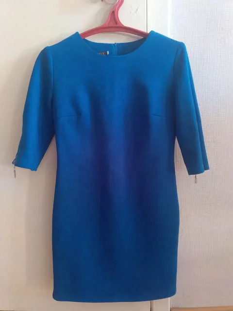 Платье р. 44, ткань замша, состояние идеальное - Одежда в Орск