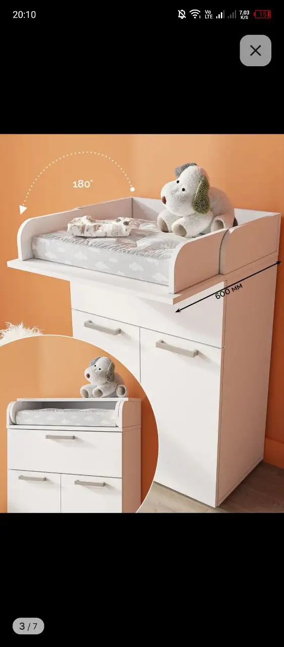 Продажа детской мебели: комоды, кроватка, мобиль - Детская мебель (Товары для детей) в Орск