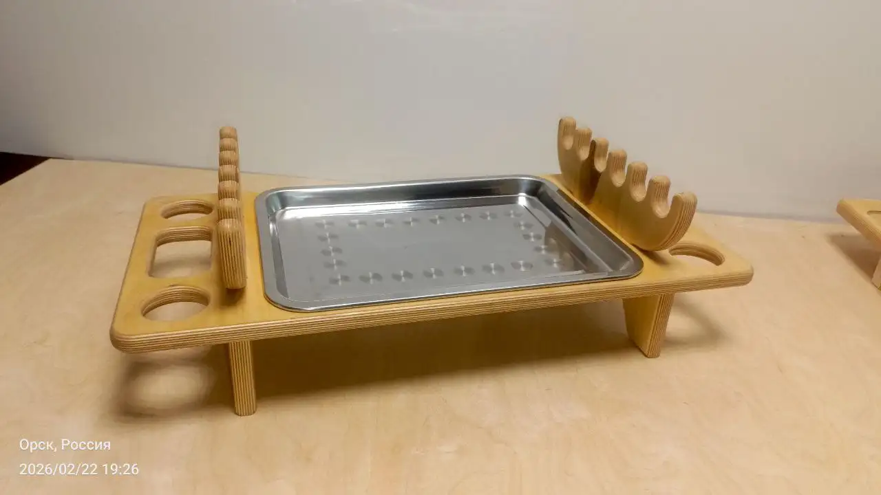 Поднос для подачи шашлыка с возможностью нанесения логотипа - Посуда и кухонные принадлежности (Барахолка) в Орск
