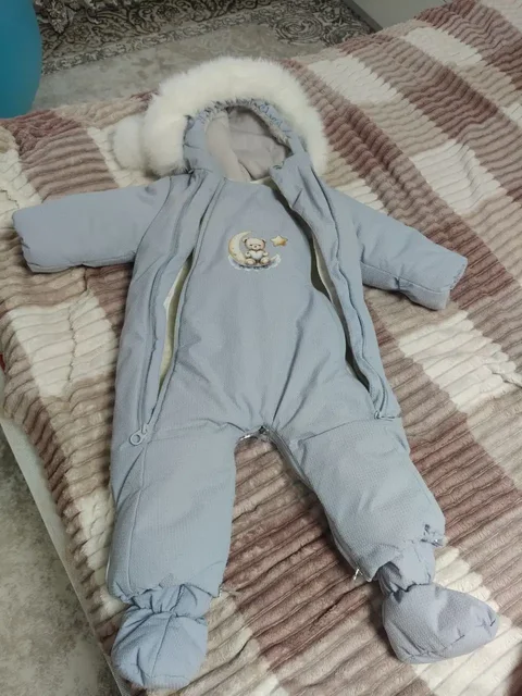 Продам комбинезон зимний демисезонный 2в1 размер 80 - Коляски в Орск