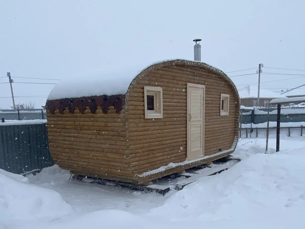 Продажа бани-бочки из бревна - Бани и сауны (Для дома и дачи) в Орск