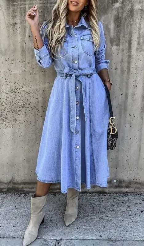 Джинсовые платья разных размеров - Одежда в Орск